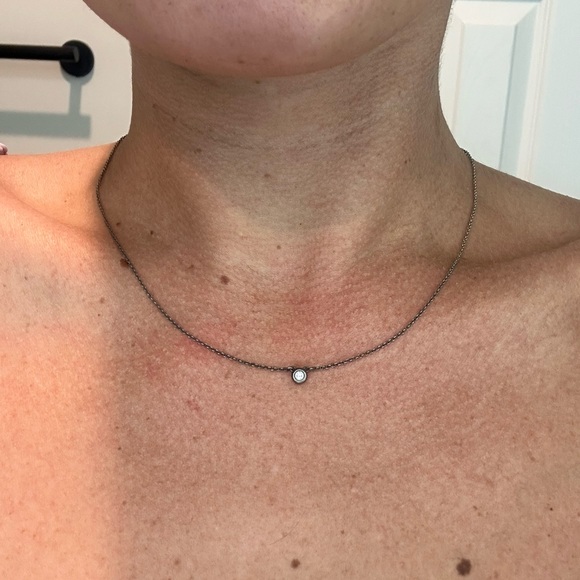 Tiffany & Co Silver Diamond Necklace!!!